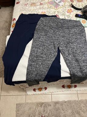 Plus size 2X polyester and spandex pants. Two for one sale! So soft!